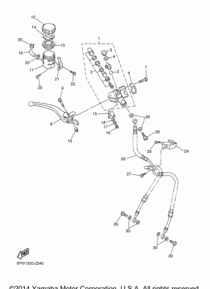 FRONT MASTER CYLINDER