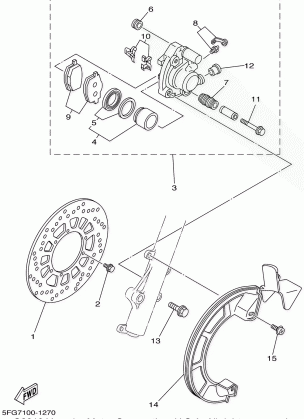 FRONT BRAKE CALIPER