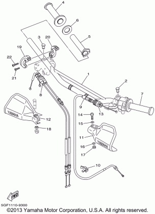 STEERING HANDLE CABLE