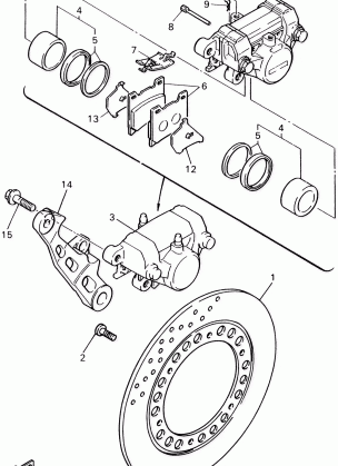 REAR BRAKE CALIPER