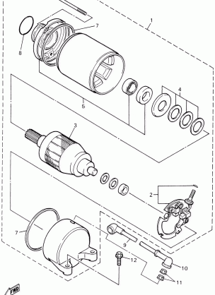 STARTING MOTOR