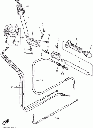 STEERING HANDLE CABLE