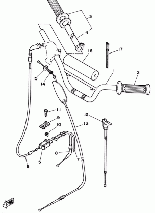 STEERING HANDLE CABLE