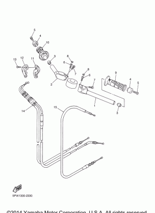 STEERING HANDLE CABLE