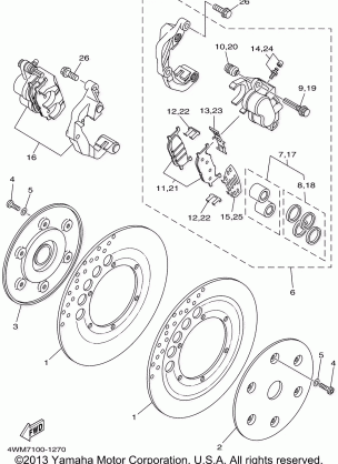 FRONT BRAKE CALIPER