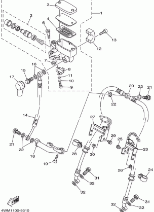 FRONT MASTER CYLINDER