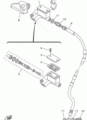 FRONT MASTER CYLINDER