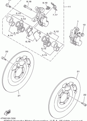 FRONT BRAKE CALIPER