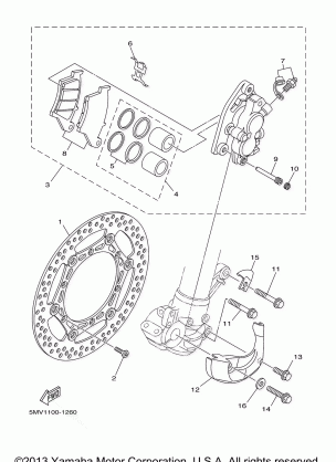 FRONT BRAKE CALIPER