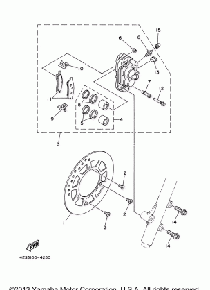 FRONT BRAKE CALIPER