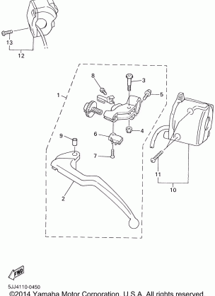 HANDLE SWITCH LEVER