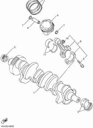 CRANKSHAFT PISTON