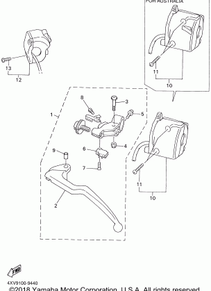 HANDLE SWITCH LEVER