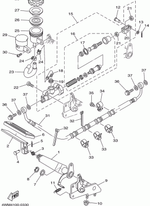 REAR MASTER CYLINDER