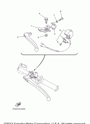 HANDLE SWITCH LEVER