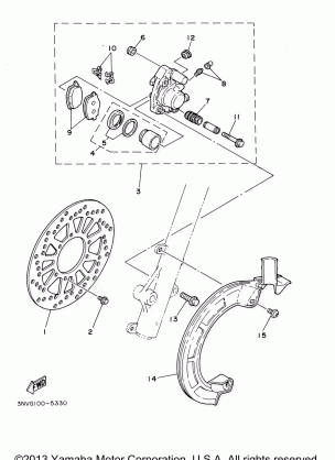 FRONT BRAKE CALIPER