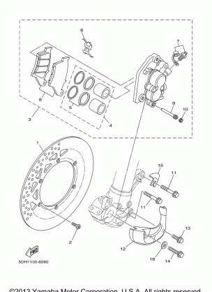 FRONT BRAKE CALIPER