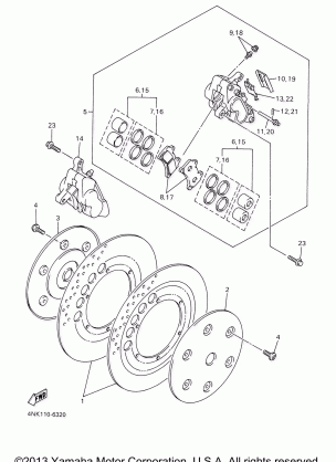 FRONT BRAKE CALIPER