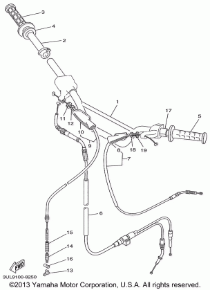 STEERING HANDLE CABLE