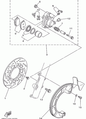 FRONT BRAKE CALIPER