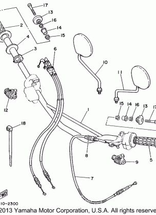 STEERING HANDLE CABLE