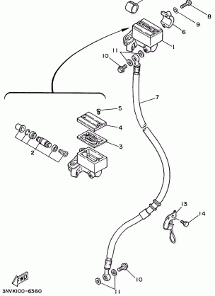 FRONT MASTER CYLINDER