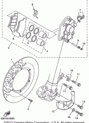 FRONT BRAKE CALIPER