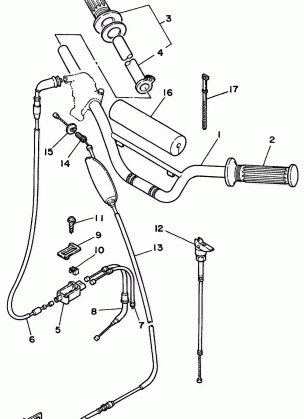 STEERING HANDLE - CABLE
