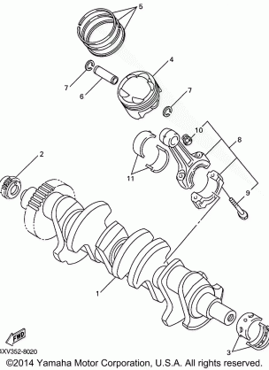 CRANKSHAFT PISTON