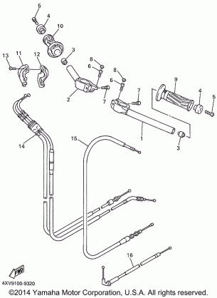 STEERING HANDLE CABLE