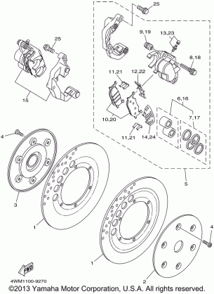 FRONT BRAKE CALIPER