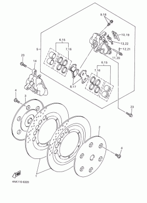 FRONT BRAKE CALIPER