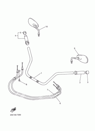 STEERING HANDLE CABLE