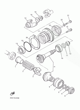 MIDDLE DRIVE GEAR