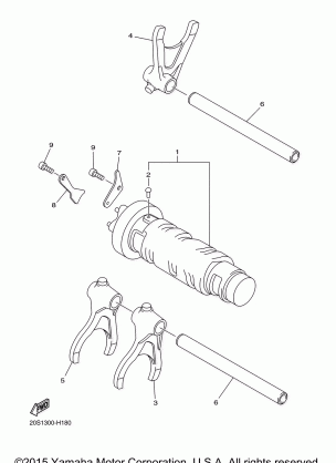 SHIFT CAM FORK