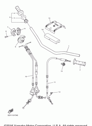 STEERING HANDLE CABLE