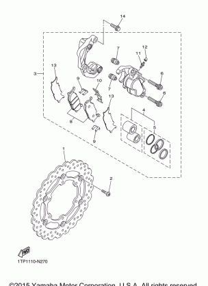 FRONT BRAKE CALIPER