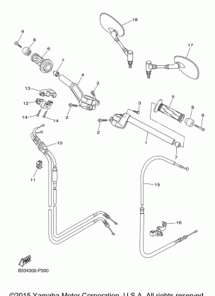 STEERING HANDLE CABLE