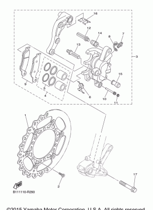 FRONT BRAKE CALIPER