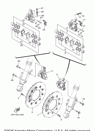 FRONT BRAKE CALIPER