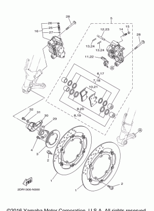 FRONT BRAKE CALIPER