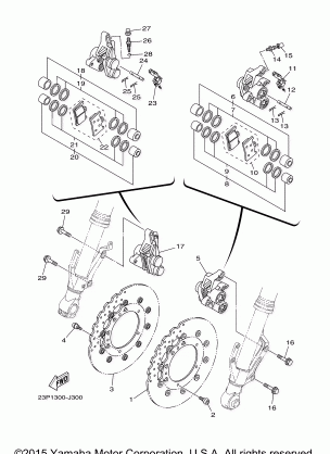 FRONT BRAKE CALIPER