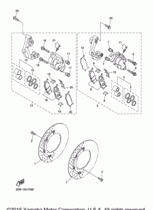 FRONT BRAKE CALIPER