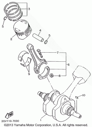 CRANKSHAFT PISTON