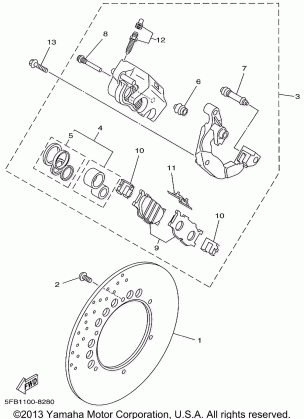 FRONT BRAKE CALIPER