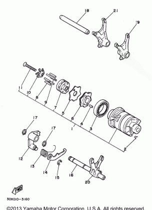 SHIFT CAM FORK