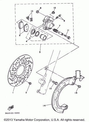 FRONT BRAKE CALIPER