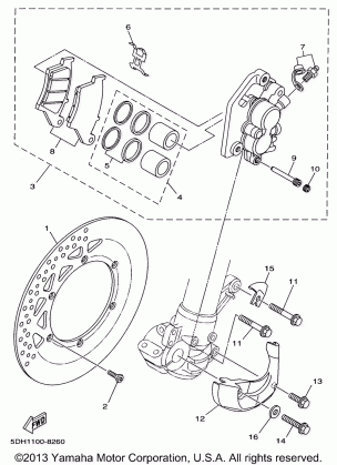 FRONT BRAKE CALIPER