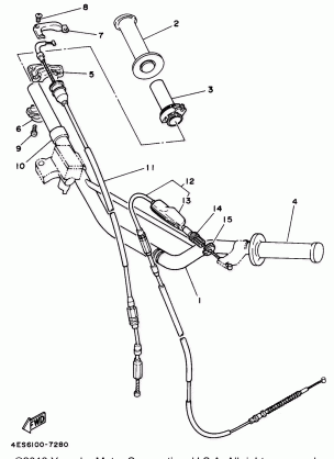 STEERING HANDLE CABLE