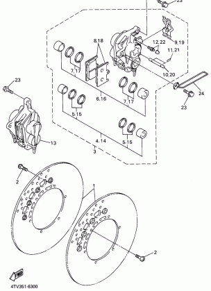 FRONT BRAKE CALIPER